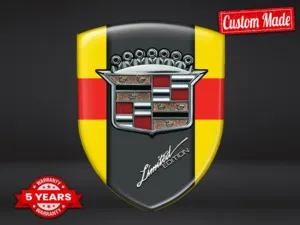 Cadillac Badge Silicone Racing Limitato Design Sport Cupola